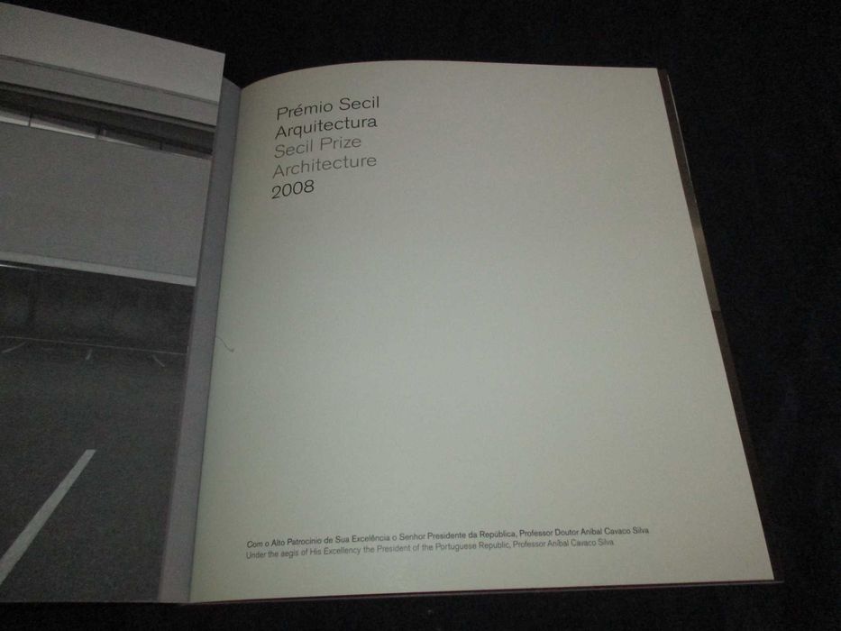 Livro Prémio Secil Arquitectura 2008 Nuno Brandão Costa