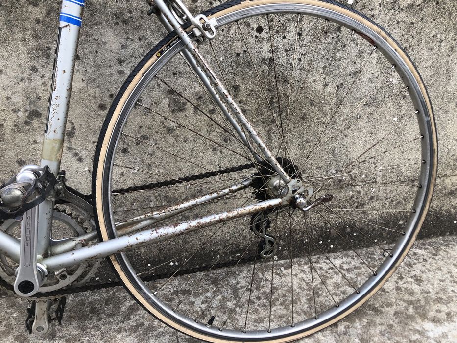 Bicicleta de corrida antiga