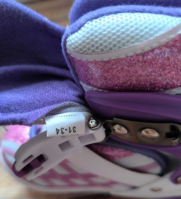 Rolki dla dziewczynki, regulowane ze świecącymi kołami