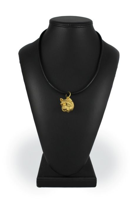 West Highland White Terrier naszyjnik pozłocony Art-Dog