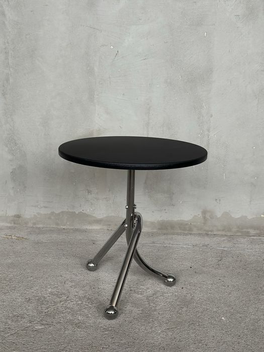 Retro stolik kawowy Bauhaus Modern Design Loft czarny Minimalizm