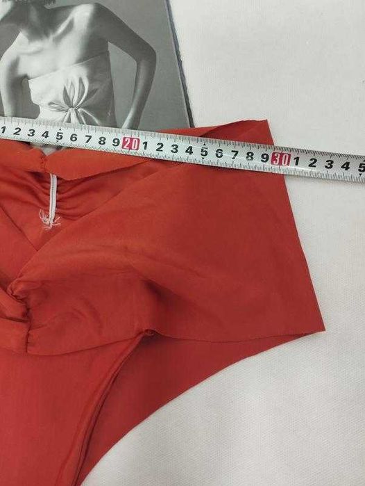 Купальник плавки низ бразильская попка высокая посадка оранжевый