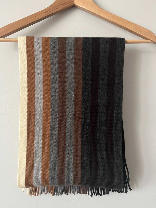 Szalik w paski bez metki