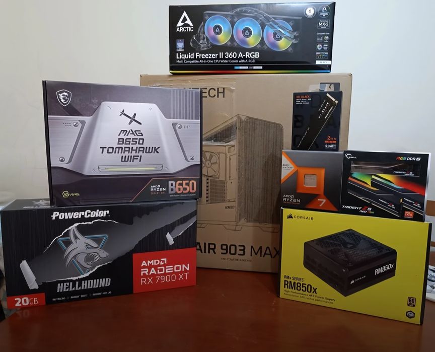 Gaming Setup 7800x3D + 7900XT + OLED & Peripherals64738025939329122