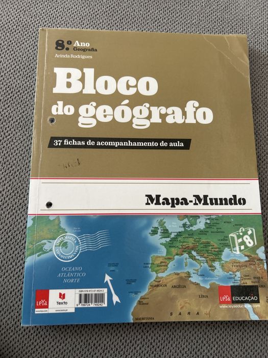 Mapa Mundo caderno de atividades 8 ano