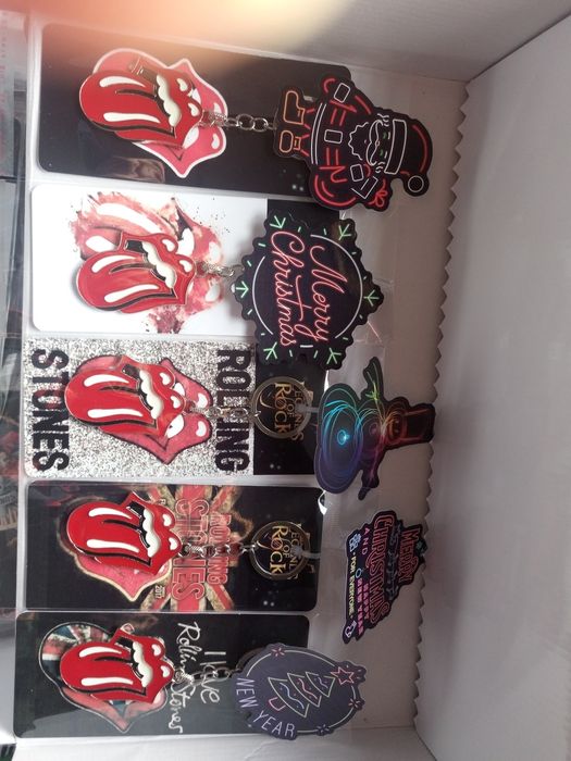 Porta chaves Rolling Stones Rock Legends Pack com Patch 6€99