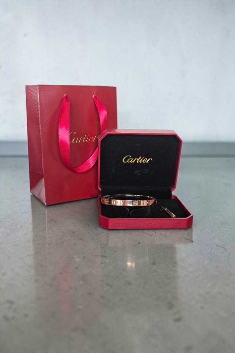 Cartier bransoletka różowa 21