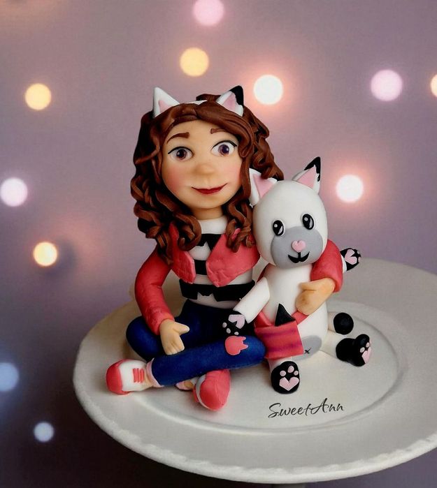 Gabi i panduś figurki na tort