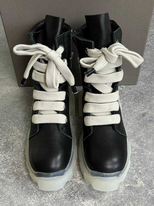 Rick Owens DRKSHDW JumboLaceo Lace-up Bozo Tractor Boots кеди чорні