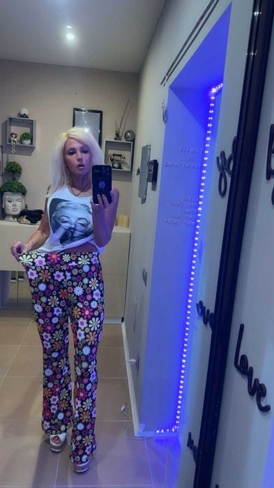 Яркие брюки Dolce&Gabbana на большой рост