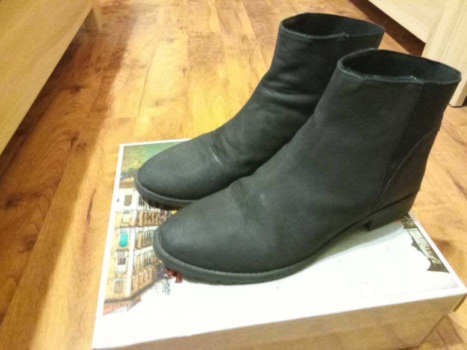 Botki sztyblety damskie skórzane Venezia rozm.39