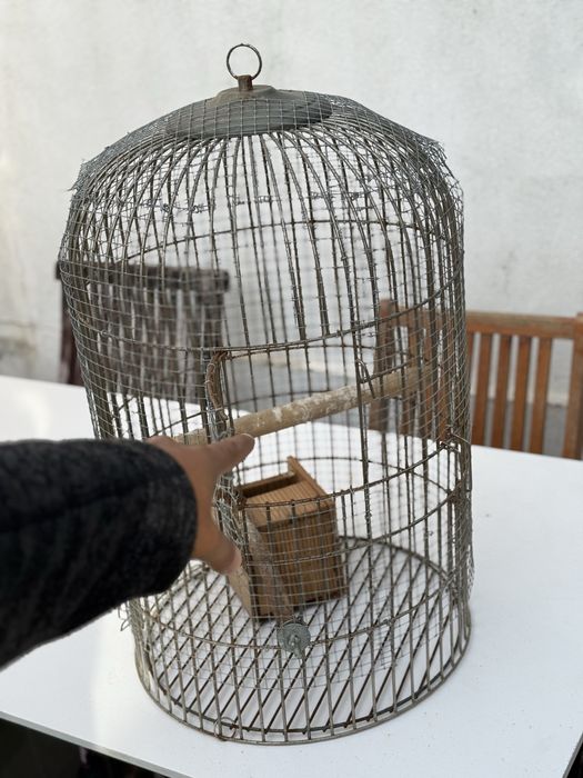 Gaiola de ferro em bom estado