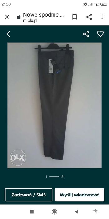 Spodnie garniturowe roz  32/32