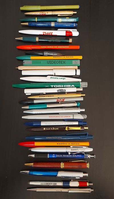 Lote de 46 Canetas para coleção