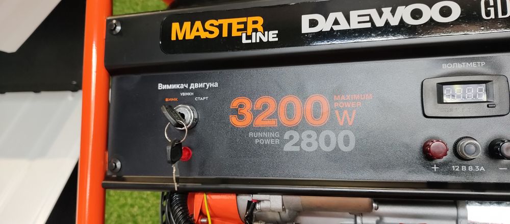 Генератор з електро стартером Daewoo GDA 3500E