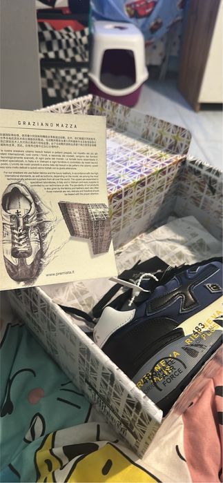 Premiata Mick Blue Black White