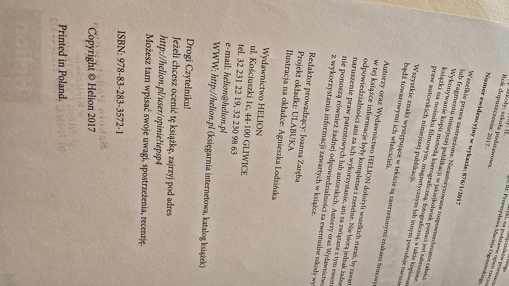 Informatyka Europejczyka klasa 4 podręczniki do informatyki