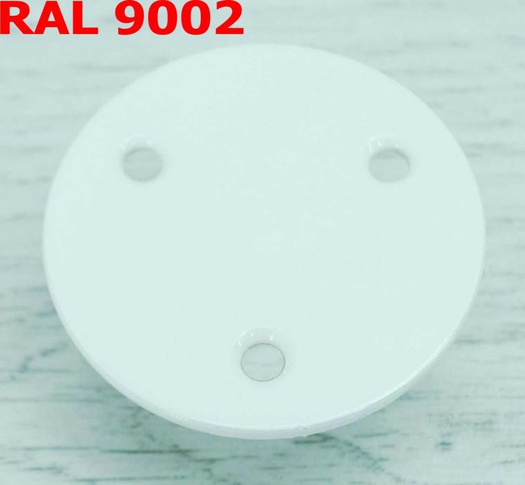 Wieszak Hak Uchwyt sufitowy kuty na doniczkę - Biały RAL 9002 (W52)