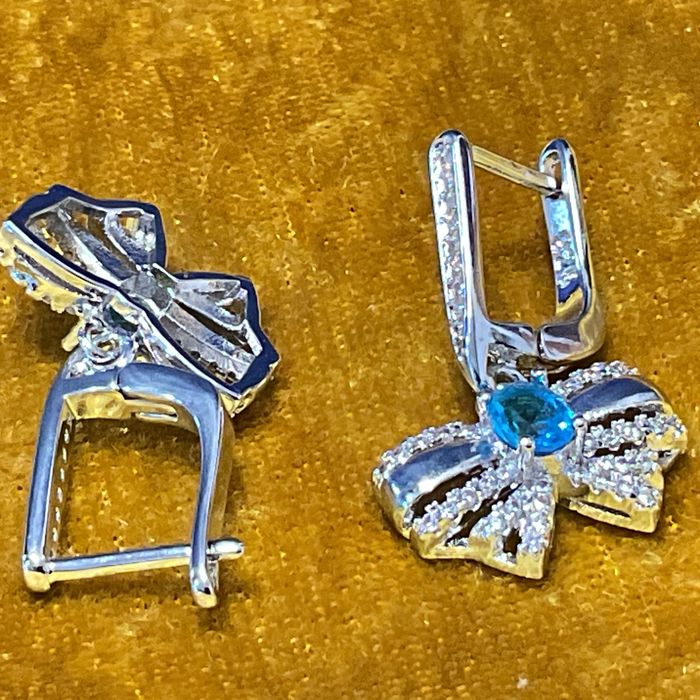 Brincos prata 925 camp.2,2 cm