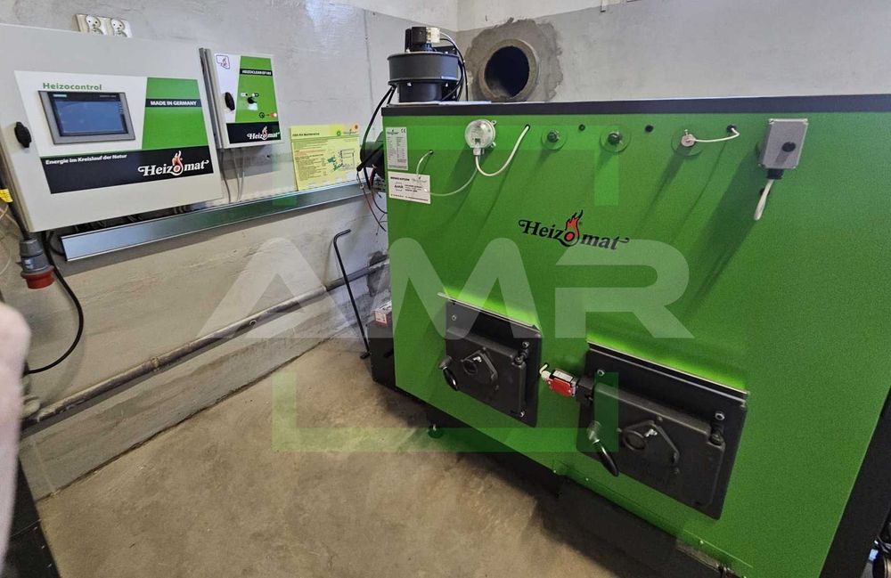 NOWY Kocioł na biomasę, trocinę, zrębkę - klasa 5 Heizomat 7 lat gwar.