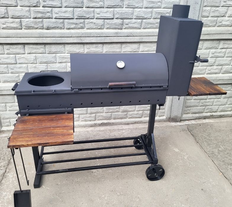 ХИТ! 3/4/5мм! Мангал Барбекю с Коптильней + Печь под Казан