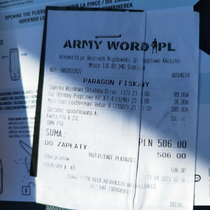 multitool leatherman rebar 8