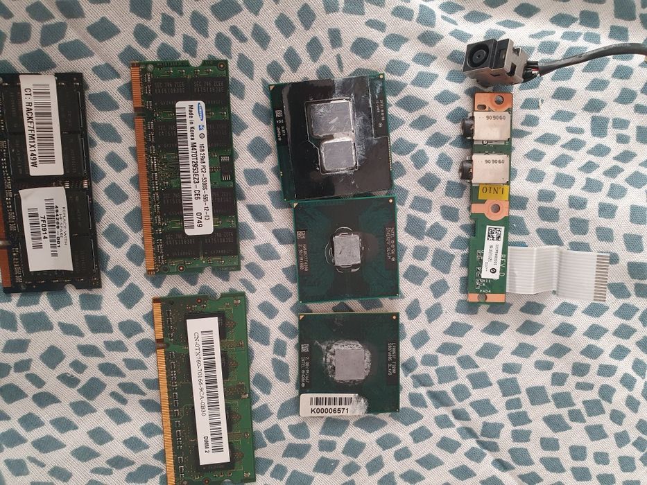 Várias peças para portátil hp 8440p, hp dV5 1170ep, Toshiba e hp mini