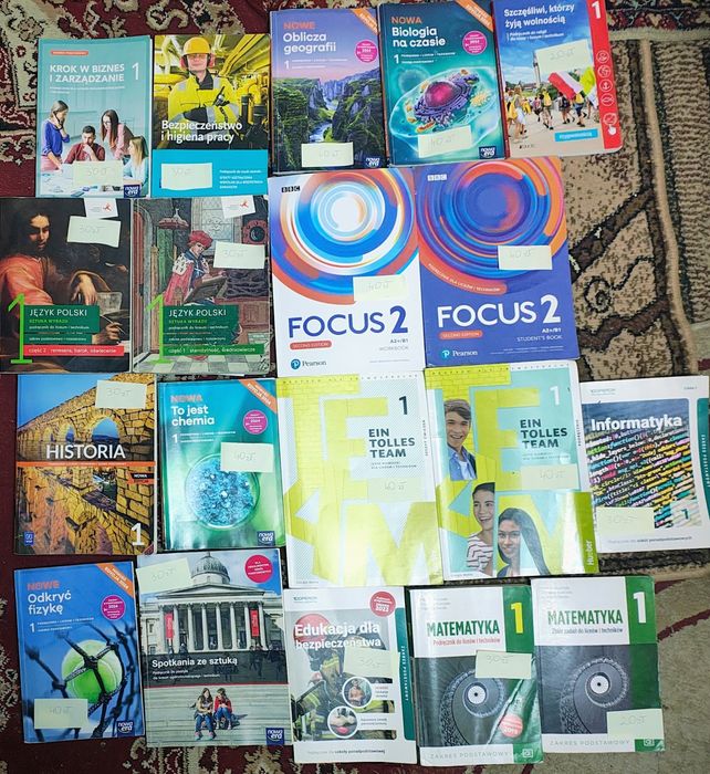 Podręczniki klasa 1 szkoła średnia