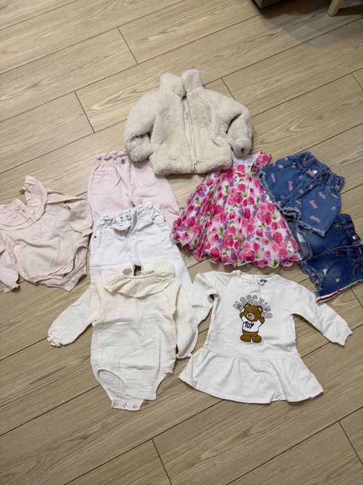Одяг на дівчинку 9-12 місяців Zara,H&M,Moscino