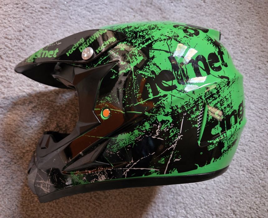 Kask Motocyklowy Cross Enduro MTB,rozmiar:52-59cm