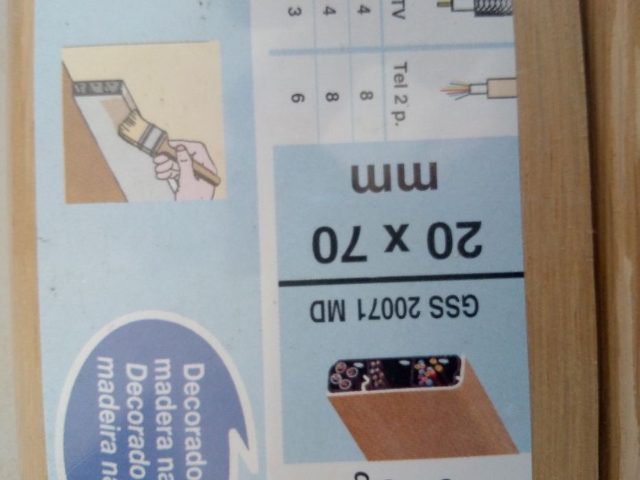 Calha Rodapé quatro metros