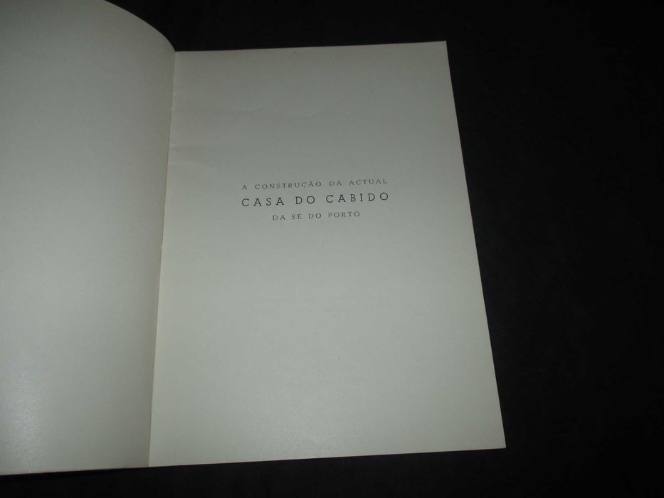Livro Construção da actual Casa do Cabido Tiragem Especial Autografada