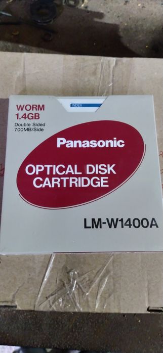 Дискети, диски, кассети Panasonic WORM 1.4GB Double Sided Optical Disk