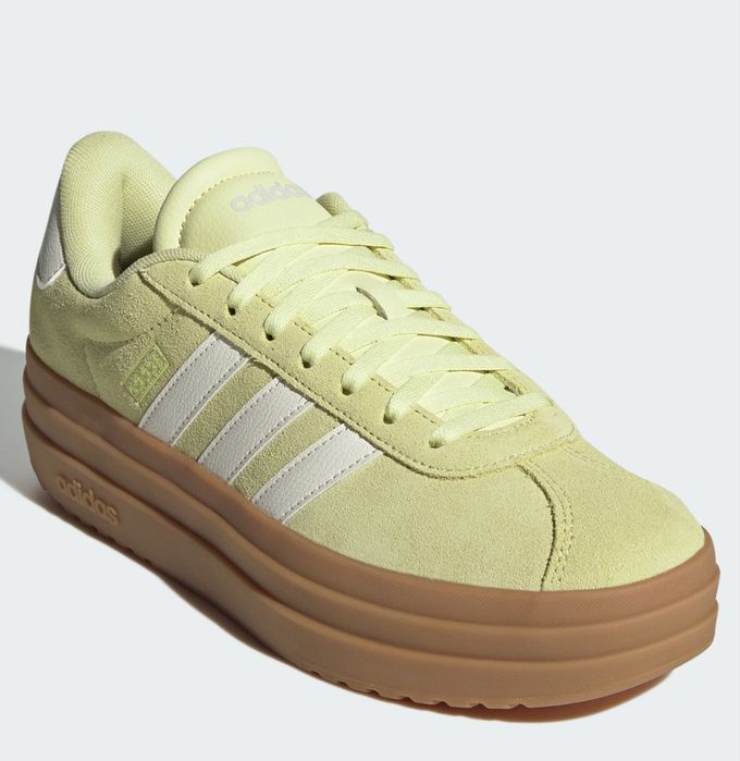 кроссовки Adidas VL Court Bold (Оригинал) – Лимонный цвет