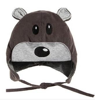 czapka czapeczka wiązana piesek nowa 40-42cm