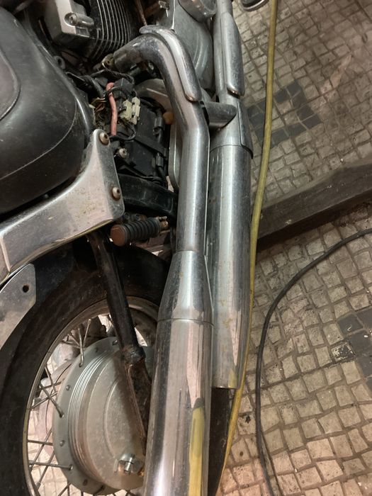 escape yamaha dragstar xvs 650 e muito mais material