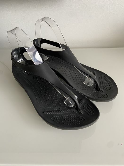 Sandały Crocs Serena Flip r. 39/40 W9 wyższa podeszwa