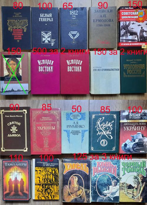 Историческая литература Широкорад Климов Бунич Слоон Бушков