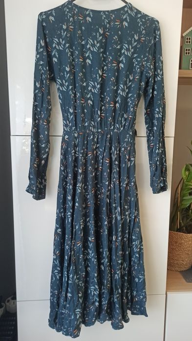 Sukienka midi wiązana liście Naoko