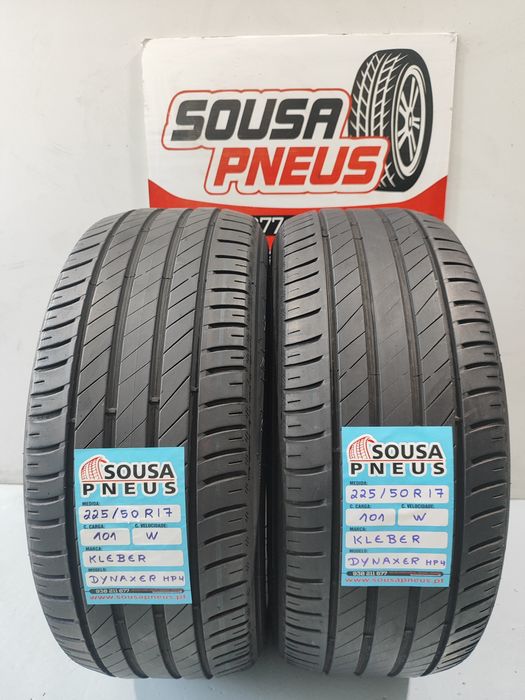 2 pneus semi novos 225-50R17 Kleber - Oferta dos Portes