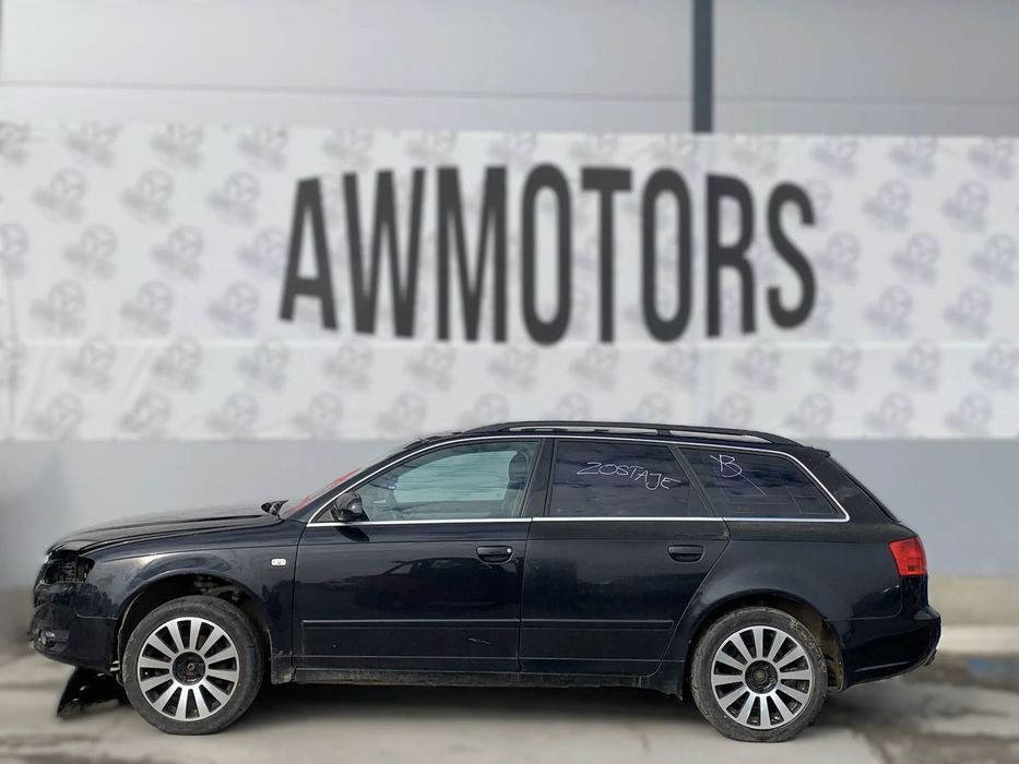 AUDI A4 2005 *SAMOCHÓD NA CZĘŚCI* 4891 L8 / Z9Y MASKA, LAMPA, DRZWI, LUSTERKO, ZDERZAK, GRILL, BŁOTNIK, KLAPA, BELKA, DESKA, FOTELE, KANAPA, ĆWIARTKA KIEROWNICA, TARCZE, ZACISKI, ZAWIESZENIE, KOMPLETNY PRZÓD, KOMPLETNY TYŁ, LICZNIK, ZEGARY, PRAWE LEWE PRZ