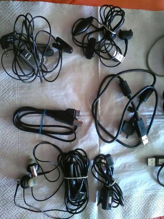 Samsung, nokia, sony ericsson, słuchawki, kable