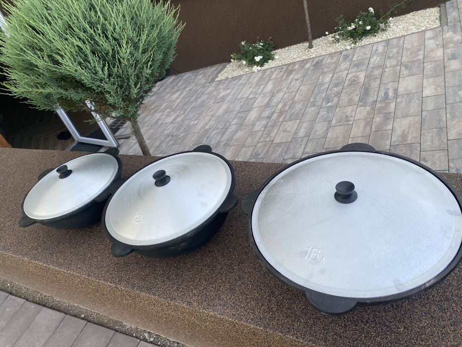 узбецький казан, узбекский казан чугунний, чавунний казан