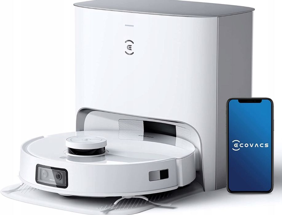 Robot sprzątający Ecovacs DEEBOT T10+ Plus ze stacją dokującą biały