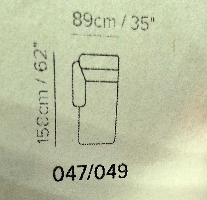 Sofá Divani & Divani 3 Lugares