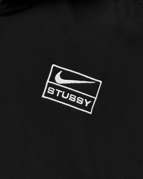 トップス Stussy Nike Fleece Zip HoodieBlack ☆Nike x Stussy☆Full Zip Washed Fleece Hoodie Black