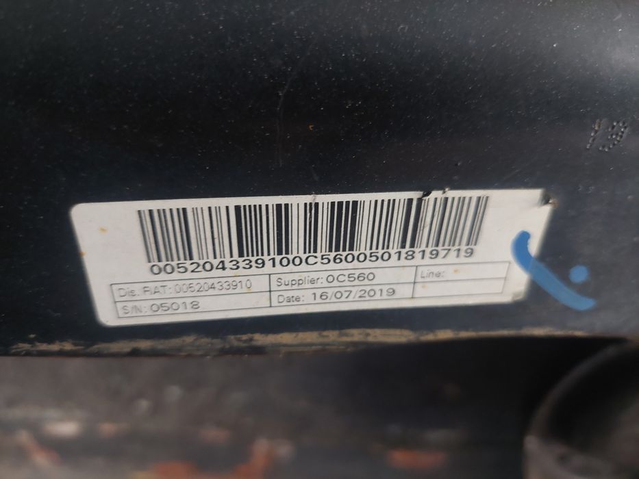 Eixo traseira Fiat Panda 2019