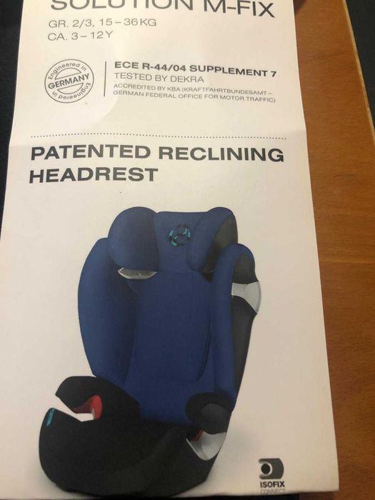 cadeira com sistema isofix cybex