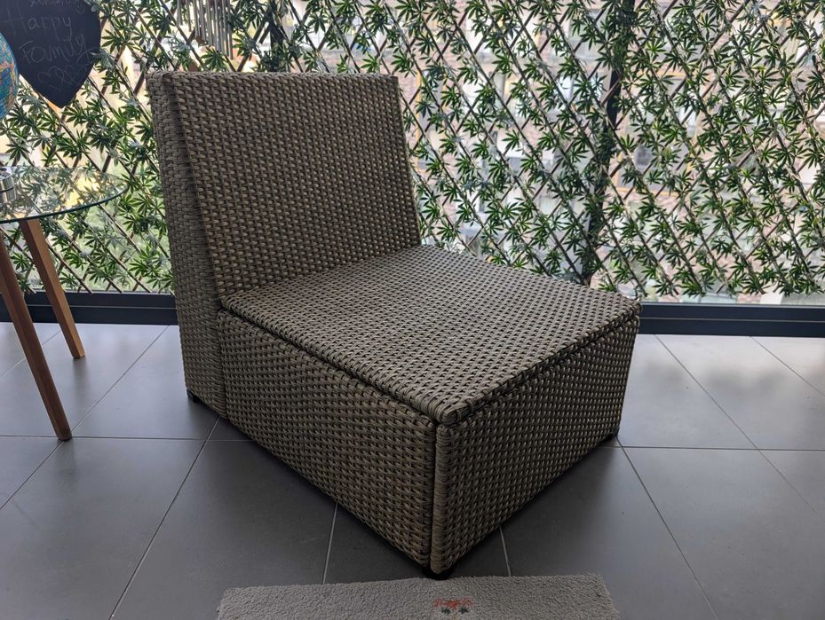 Fotel ogrodowy IKEA SOLLERÖN z poduszkami