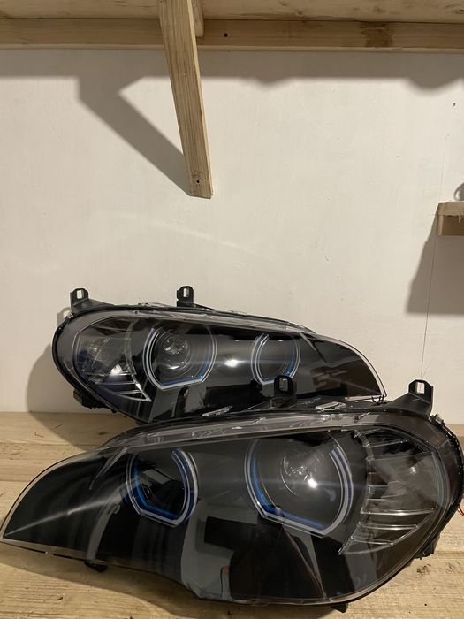 Реставрация фар bmw Х5 е70 адаптивные